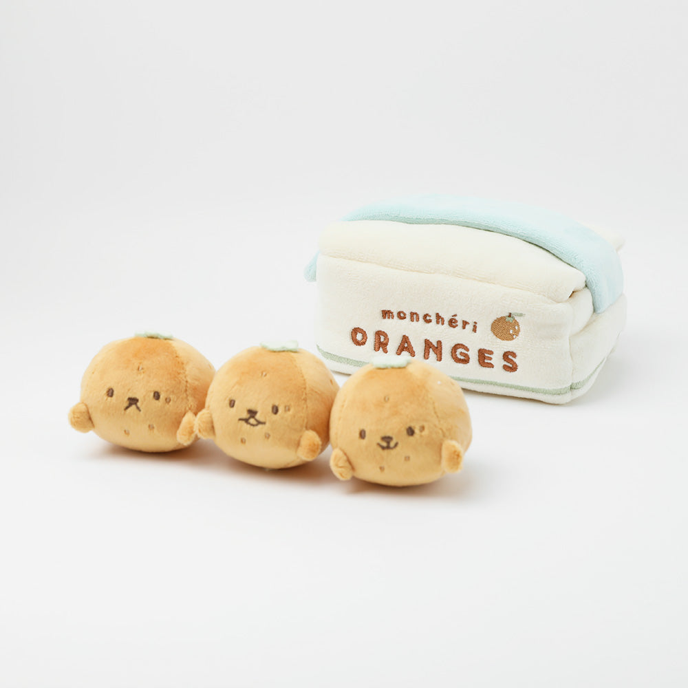 Cardboard Tangerine Nose Work Toy Set